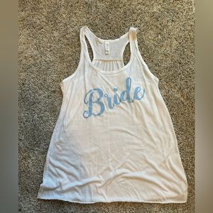 Bride tank top